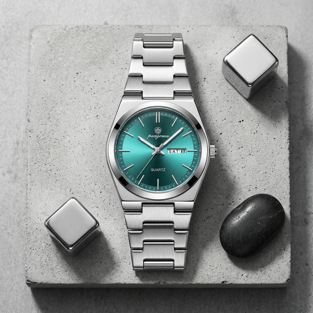 PAAZOMU Quartz Watch: Master Your Moment
